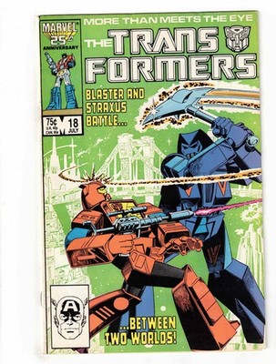 The Transformers #18 Marvel Comic Book See Scans!