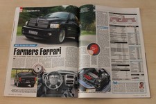 Auto Bild 03/2005 Dodge Ram SRT-10 mit 506PS im TEST auf 2 Seiten