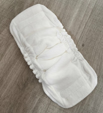 Blümchen Stoffwindeleinlage Bambus