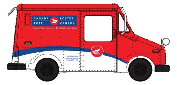Walthers SceneMaster 949-12255 HO LLV Mail Truck Canada Post