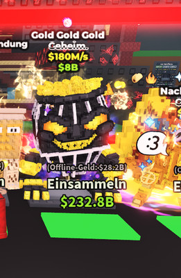180M Gold Gold Gold Steal a Brainrot Secret Selten