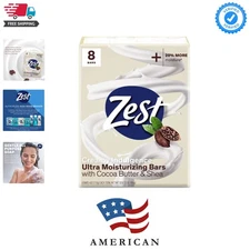 Bar Soap - 8 Bars - Enriched With Cocoa Butter And Shea for Ultra Moisturizin...