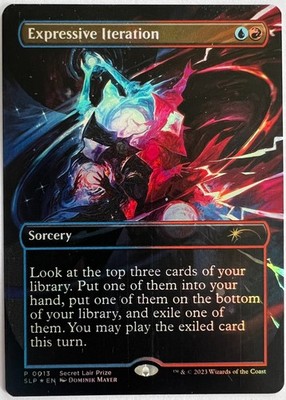 Magic The Gathering: Expressive Iteration NM ENG Secret Lair Promo Foil (SLP)