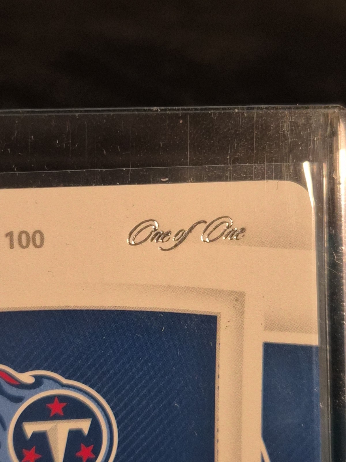 2019 NFL National Treasures Corey Davis Printing Plate 1/1 view 3