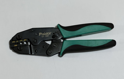 Pro'skit CP-336F Manual Ratcheting Crimper Crimping Tool .052 .068 .10 .213 .255