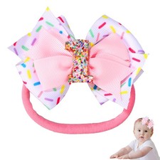 Baby Bow Headband, Cute Hair Elastic Hairband 8Cm/3.15 Inch