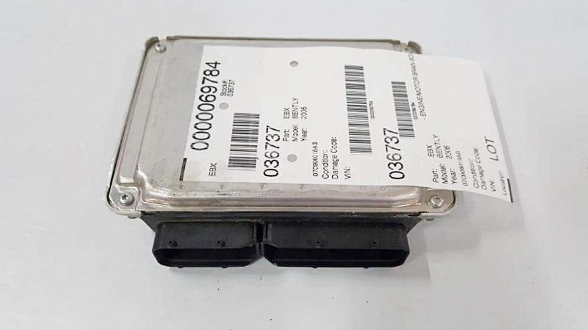 2006 - 2010 BENTLEY CONTINENTAL 6.0L OEM ECU ENGINE CONTROL MODULE 07C906018AG