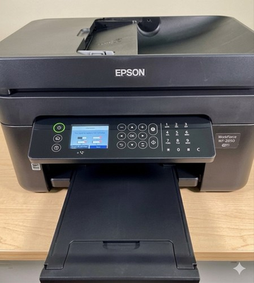#ad #ad Epson WorkForce WF 2850 All In One Inkjet Printer ▫️Needs Only Color Ink $47.00