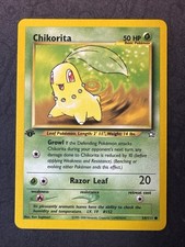 Chikorita 54/111 Neo Genesis 1st Edition Pokemon Near Mint on eBay