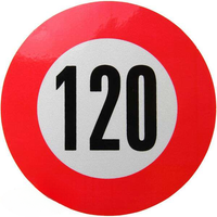 120 Km/H Geschwindigkeits Aufkleber Sticker Geschwindigkeit Auto LKW Bus KFZ