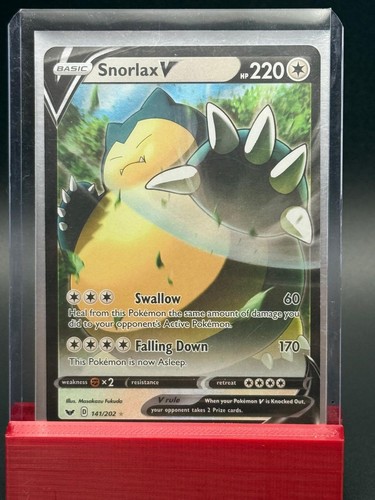SWSH01: Sword & Shield Base Set #141/202 Snorlax V