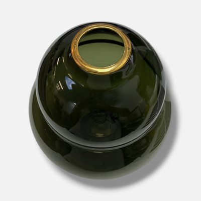 Aerin Green Glass Sancia Rounded Vase