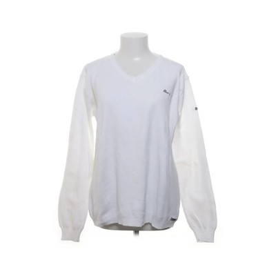 Blanc du Nil, Strickpullover, Größe: M, Weiß, Baumwolle, Einfarbig #cCe
