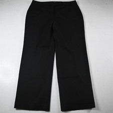 NEW Talbots 16W Black Stretch Bootcut Dress Trouser Womens Pants