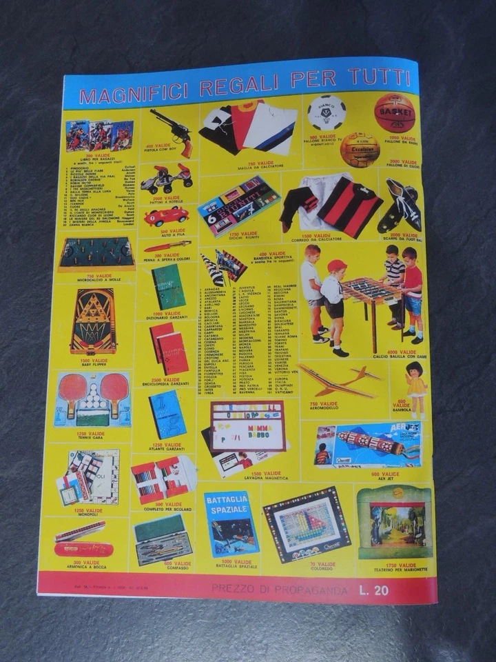 ALBUM CALCIATORI 1966/67 VUOTO + SET COMPLETO FIGURINE. COPY - Immagine 2 di 4