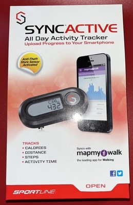 SYNCACTIVE All Day Activity Tracker Upload Progress To Smartphone NIB Mapmywalk