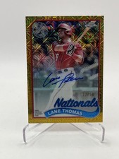 2024 TOPPS SILVER PACK CHROME LANE THOMAS AUTO GOLD REFRACTOR #D 12/50 SP