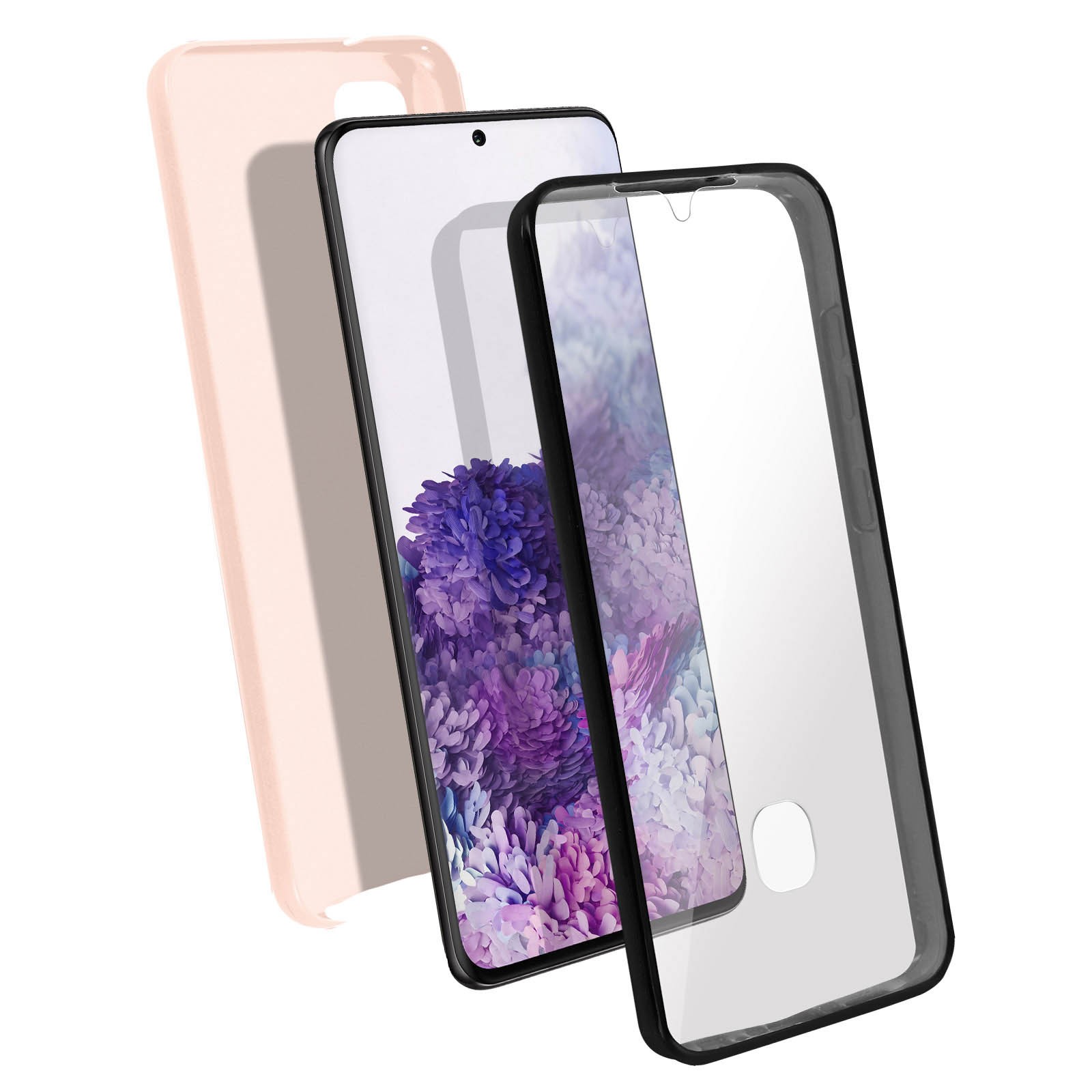 Coque Galaxy S20 anti rayure fine souple et rigide intégrale rose
