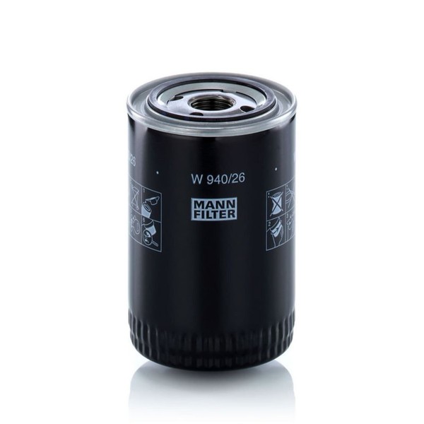 Mann-Filter ÖLfilter Anschraubfilter Passend FüR Land Rover 88/109 | W 940/26-image