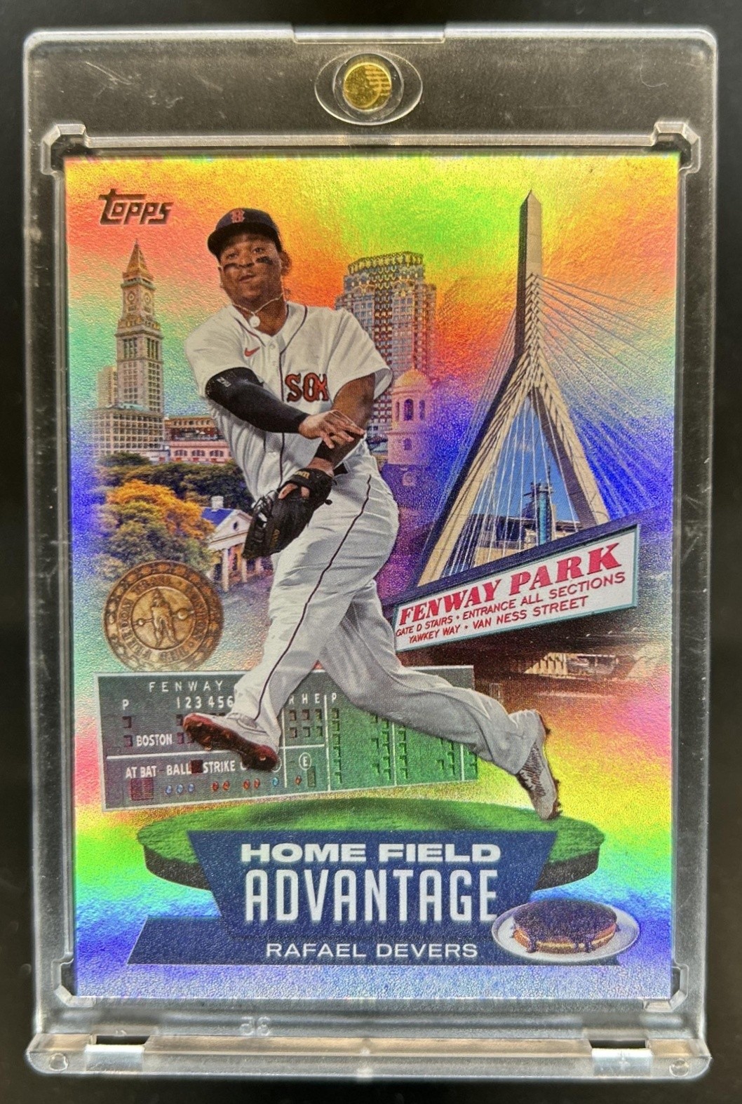 2022 Topps Rafael Devers Home Field Advantage #HA-15 Red Sox