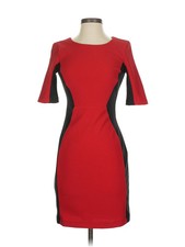 Bisou Bisou Women Red Cocktail Dress 2