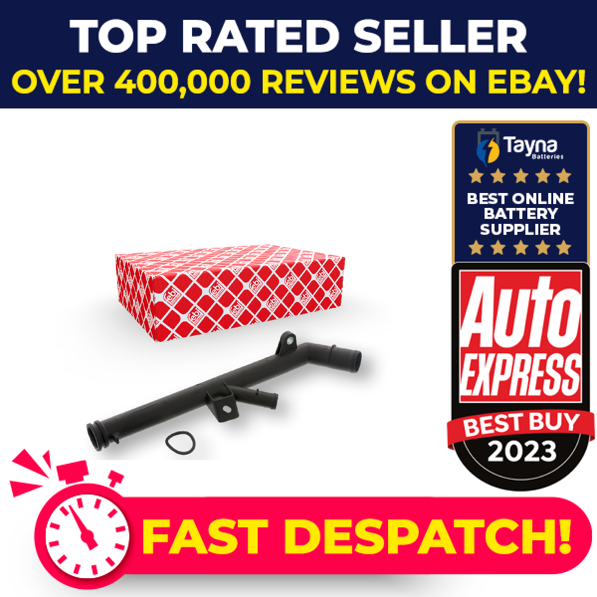Coolant Pipe fits RENAULT MEGANE Mk1, Mk2 1.4 1999 on 7700101229 8200035903 Febi
