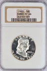1953 Franklin Half Dollar Proof NGC PF 66 CAMEO PR 66 CAM Old Holder Coin 50C