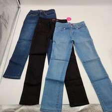 The Childrens Place Girls Super Skinny Jeans 3 Pack Blue Black Multi Size 6X/7