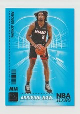 2020-21 Hoops Basketball Arriving Now #5 Precious Achiuwa - Miami Heat