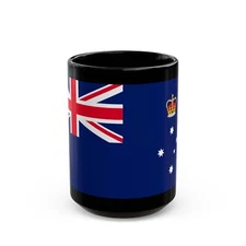Flag of Victoria Australia - Black Coffee Mug