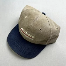 Vintage Cars Hat Cap Snapback Tan Canvas ACDelco Mechanic Auto Shop Adjustable