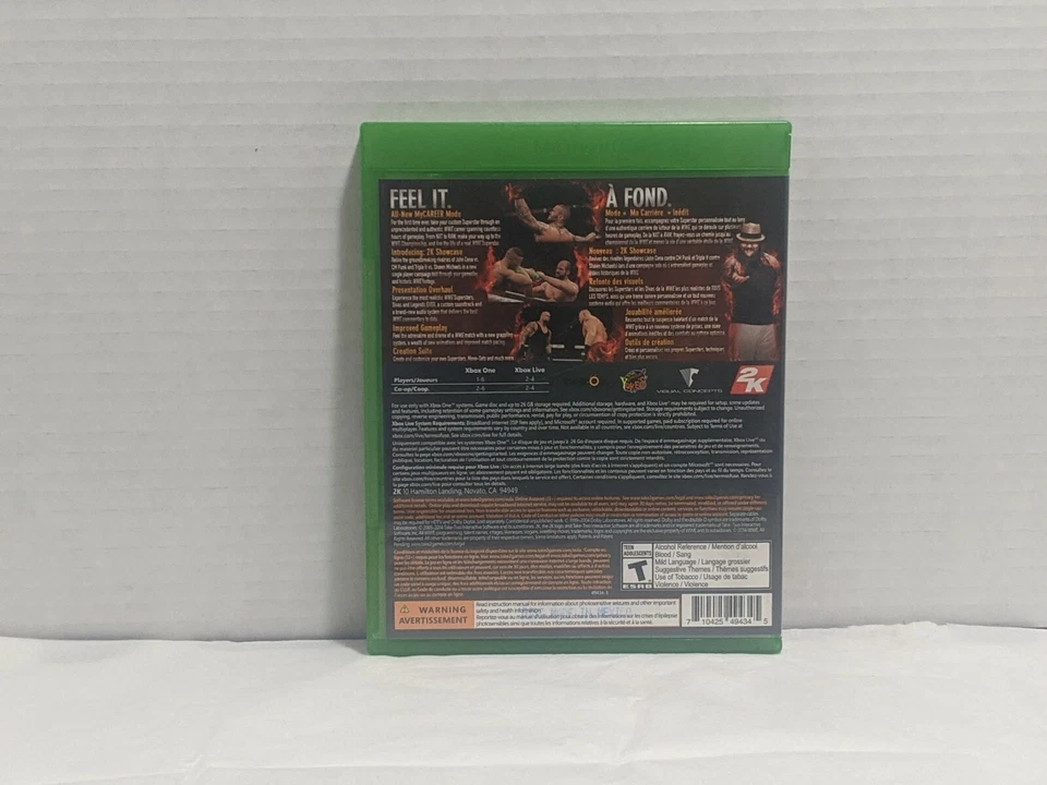 WWE 2K15 (Microsoft Xbox One, 2014) Complete Disk Mint - Image 3 of 3
