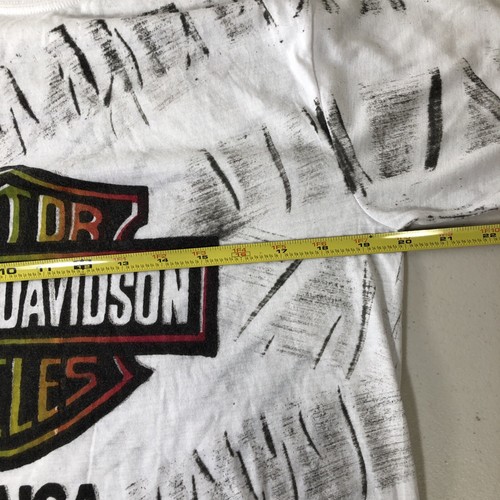 Vintage All Over Print Harley Davidson Jamaica T Shirt Size M Medium RARE - Picture 4 of 6