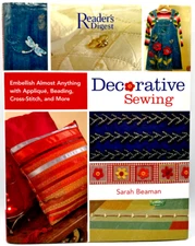 DECORATIVE SEWING HARDBACK BOOK by Sarah Beaman Great Designs & Patterns