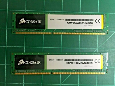 CORSAIR VALUE SELECT 8GB kit 2x4GB CMV8GX3M2A1333C9 DDR3 1333mhz