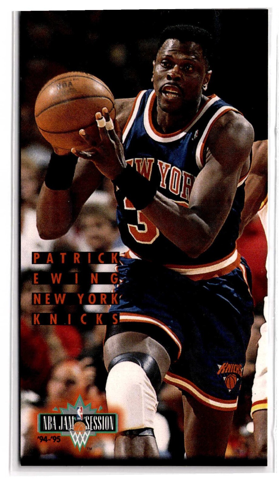 1994-95 Fleer NBA Jam Session - #124 Patrick Ewing New York Knicks 