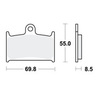 Trw Trq BremsbeläGe Passend Vorn FüR Suzuki GSX-R 1100 Bj. 1989-1992