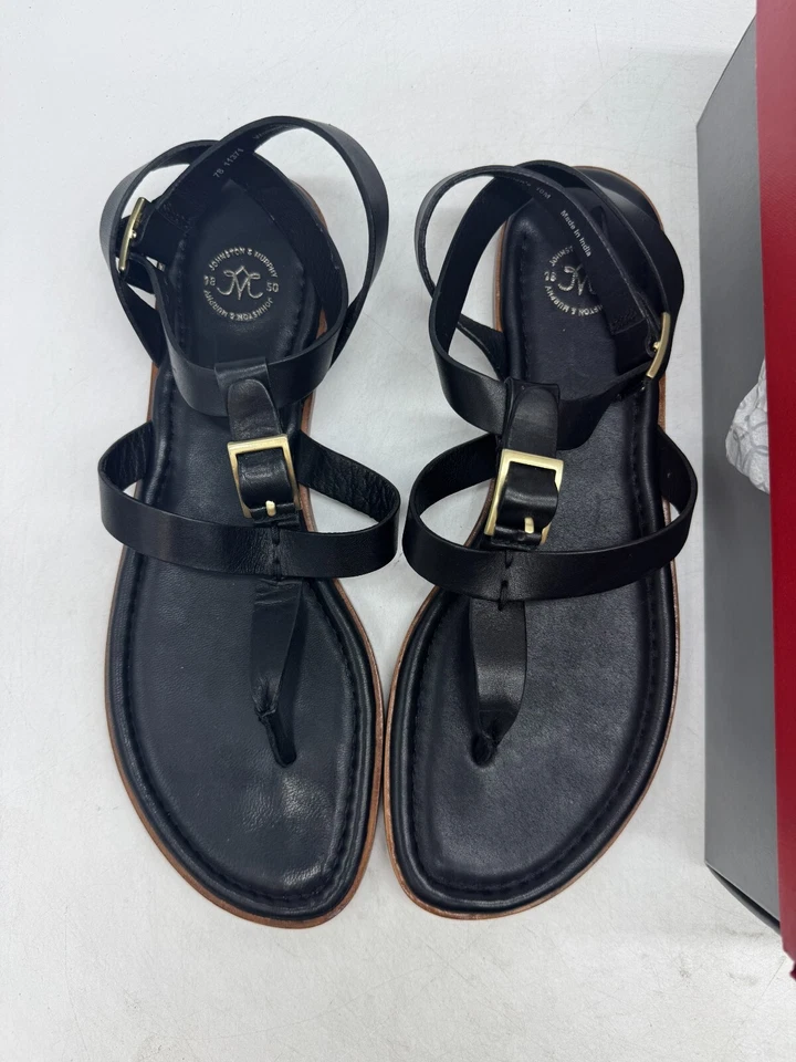 Sandalias Johnston & Murphy Tia para mujer negras sin cordones tanga ligera - 10 Foto 2 de 4