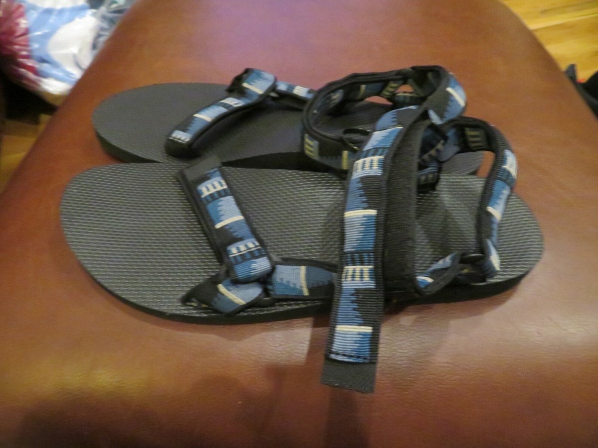 NWT Mens Black, Blue & Gray Teva Sandals, 13 | eBay display picture 2