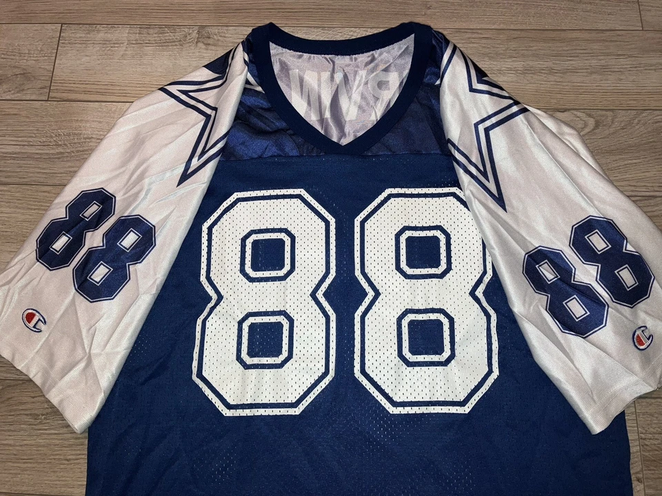 Michael Irvin Dallas Cowboys NFL Champion Football Jersey 48 LG Large - Image 3 of 4