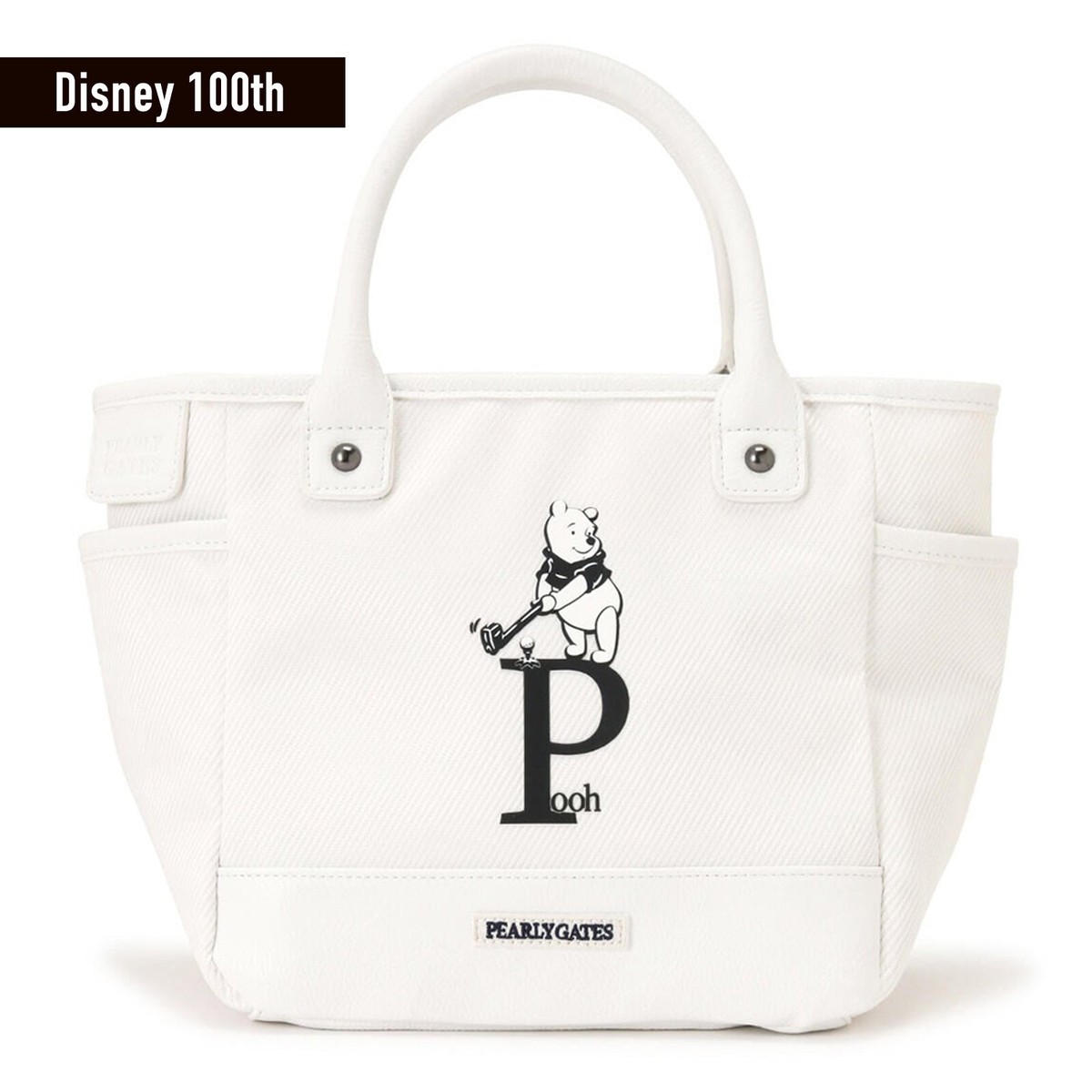 PEARLY GATES×Disney カートバッグ PEARLY GATES Winnie the Pooh COLLECTION Cart Bag White