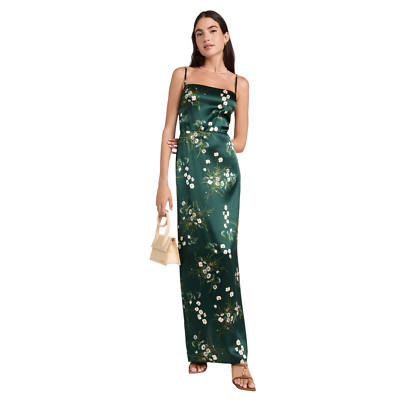 Reformation Frankie Silk Dress Buena Size 0 2 4 6 8