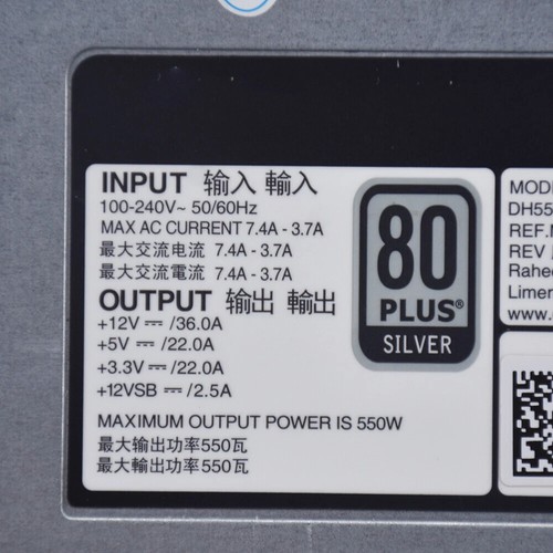 For DELL R520 T420 550W power supply 096R8Y DH550E-S1 DPS-550PB F550E-S0 2G4WR - Afbeelding 2 van 12