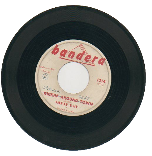 MERLE RAY & SOUNTHERN ROCKER'S 45 RPM Record SPANISH BEAT / KICKIN