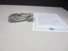 Lot #13 Danbury Mint 1937 LAGONDA LG45 RAPIDO Pewter Classic Cars of the World