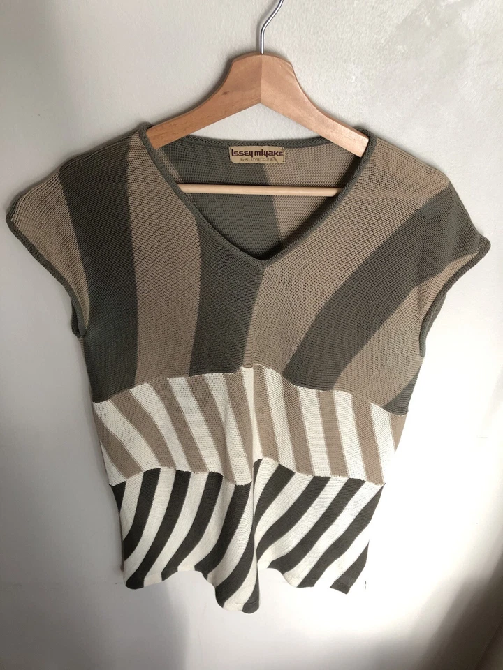 Редкий круглый вязаный пуловер Issey Miyake All Style Co. 1970-е - Изображение 3 из 4