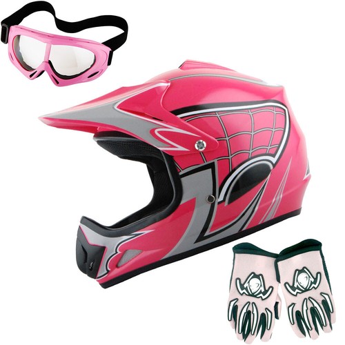 Casco de motocross juvenil niños Spider MX BMX ATV bicicleta + gafas MX + paquete de guantes MX - Imagen 45 de 219