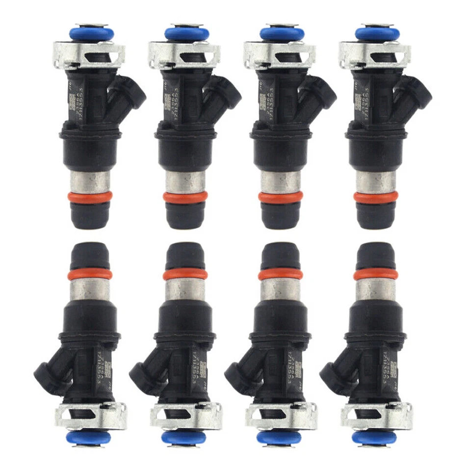 8 топливных форсунок для Hummer H2 6,0 л V8 2003 2004 2005 2006 2007 17113553 - Изображение 4 из 4