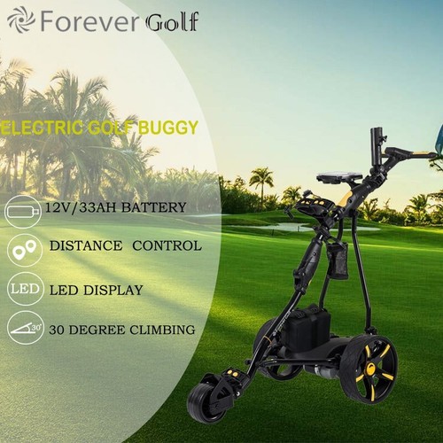 Forever Golf buggy Electric golf trolley Automatic Motorised with usb