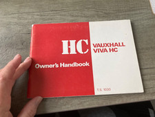 Vauxhall Viva HC, August 1970 Handbook excellent condition..